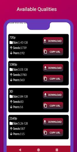 Movie downloader 2021 | YTS Torrent downloader screenshot 2