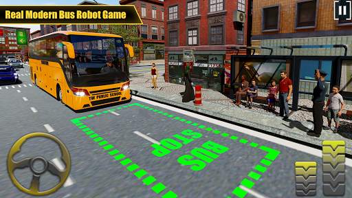 Robot Bus Simulator - 2020 games screenshot 5