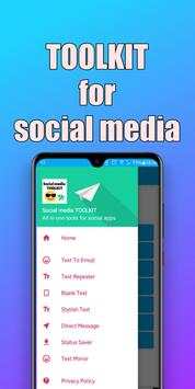 TOOLKIT | Repet text, text to emoji, status saver. screenshot 3