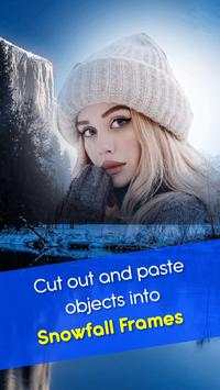 Snowfall Photo Frames 3 تصوير الشاشة