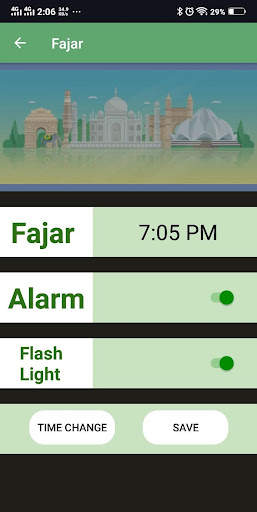 Azan Namaz Alarm App 2 تصوير الشاشة