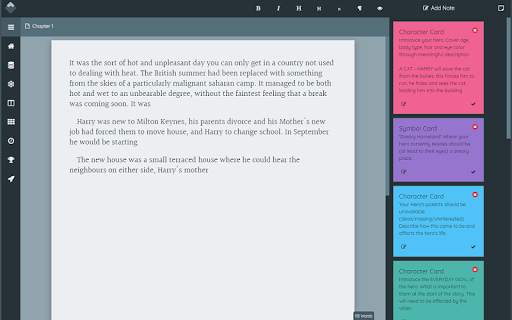 Wavemaker Novel Writing Software स्क्रीनशॉट 8