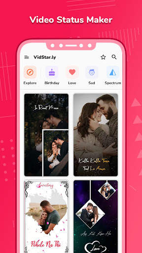 Video Status Maker -Vidstar.ly screenshot 1