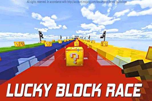Mega Lucky Block Race Mod For Mcpe screenshot 2