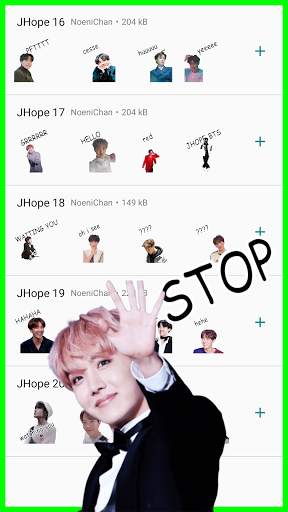 JHope BTS Stickers for WhatsApp screenshot 4