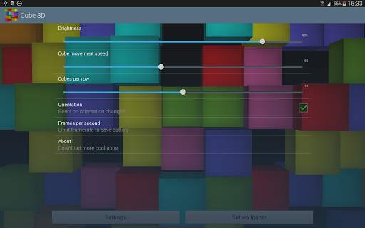 Cube 3D: Live Wallpaper screenshot 19