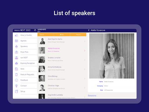 Resco.next Event App screenshot 4