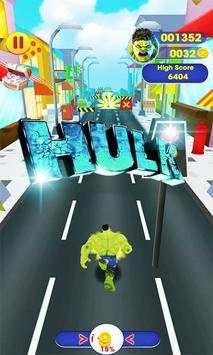 Adventure subway:monster hulk dash скриншот 1