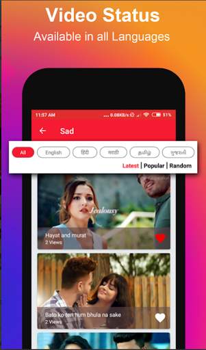 Bolo tararara - Indian video status download app screenshot 5