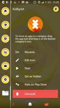 Orange Smart Launcher Theme screenshot 6