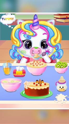Newborn unicorn care game screenshot 4