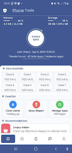 Phone repair–Junk Clean Master screenshot 1