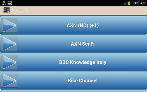 All Italy TV Channel स्क्रीनशॉट 6