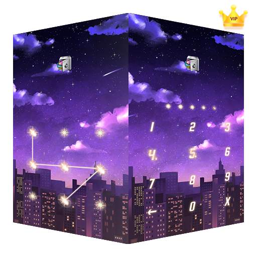 AppLock Live Theme Starry Night – Paid Theme 1.0
