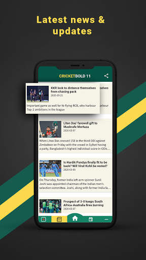 Cricket Bold 11 : Live Line & Score screenshot 7