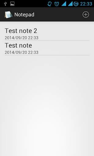 Notepad screenshot 1
