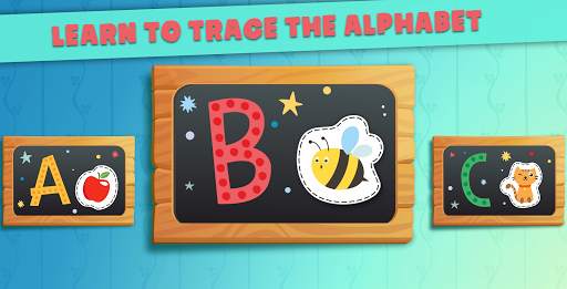 ABC Tracing for Kids Free Games screenshot 2