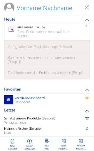 Dynamics 365 for Phones screenshot 1