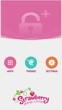 Strawberry App Lock Theme 2 تصوير الشاشة