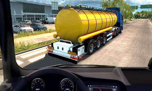 Oil Tanker Truck Transport Cargo Driving Simulator screenshot 4
