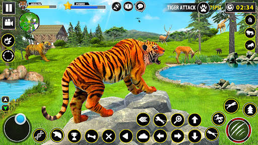 Tiger Simulator Lion games 3D screenshot 2