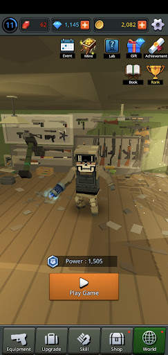 Pixel Z Legend - Survival Gun screenshot 1