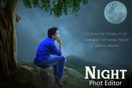 Night Photo Editor - Photo Frame screenshot 3