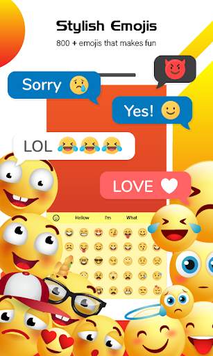 My Photo Keyboard- Background image, Theme & Emoji screenshot 1