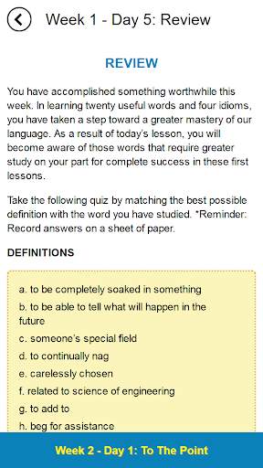 Barron's 1100 Words You Need to Know screenshot 4