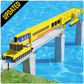 Bridge building is game ready to play icon