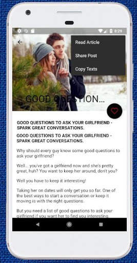 Questions To Ask Your Girlfriend, Crush screenshot 4