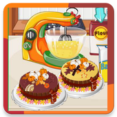 Make cake chocolate Game icon