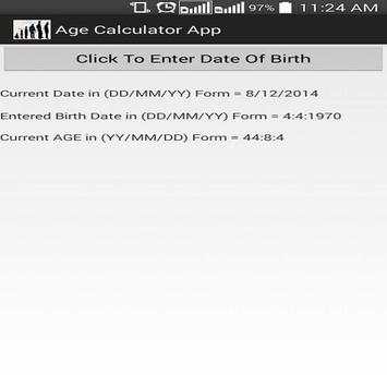 AgeCal screenshot 1