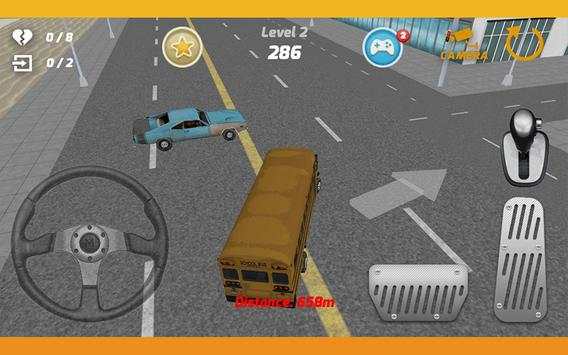 School Bus Driving Sim 3D screenshot 1