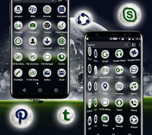 Moon Night Launcher Theme screenshot 6