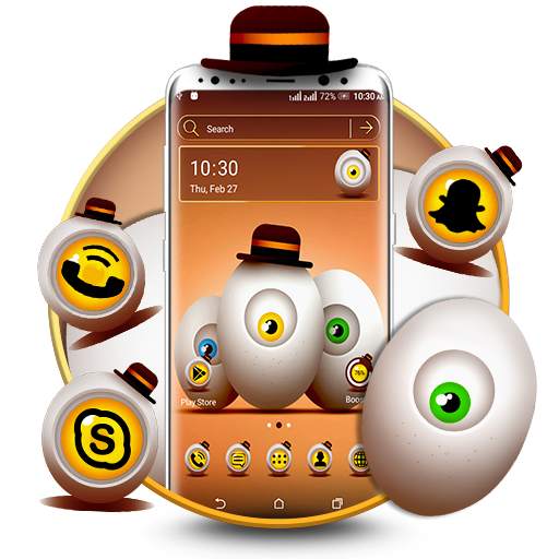 Egg Eye Launcher Theme 1.0.1