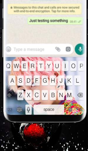 Keyboard BTS V Theme स्क्रीनशॉट 2