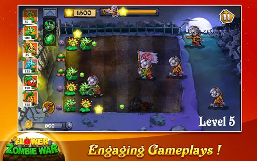 Flower zoombie war screenshot 2