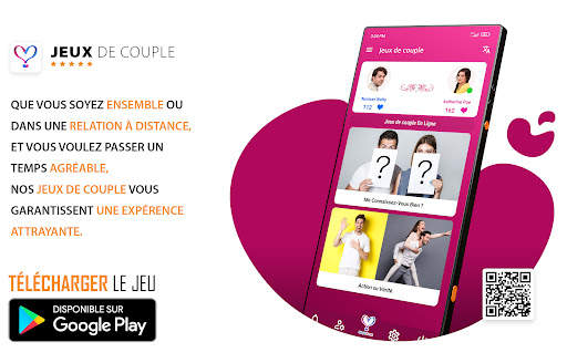 Jeux De Couple - Quiz de couple en ligne screenshot 1