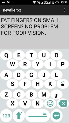 1C Big Keyboard screenshot 1