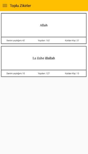 Günlük Zikirmatik - Online Toplu Zikirler screenshot 3
