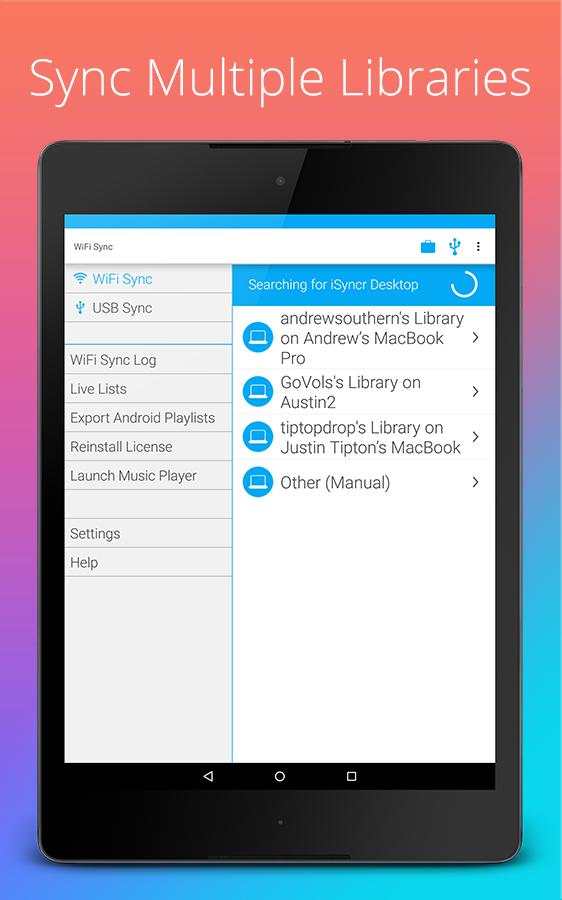 iSyncr: Sync iTunes to Android screenshot 13