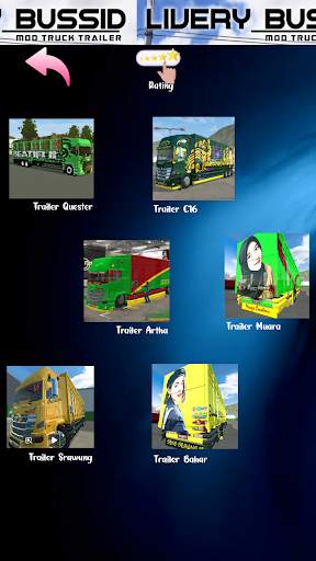 Livery Bussid Mod Truk Trailer screenshot 4