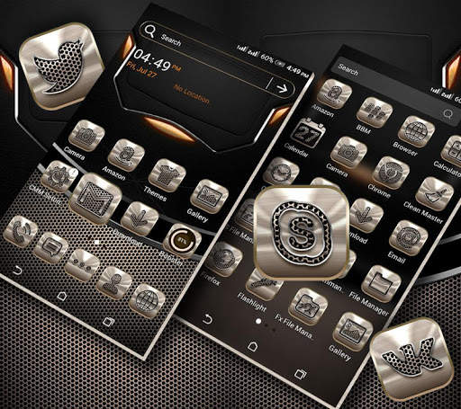 Metalic Launcher Theme screenshot 3