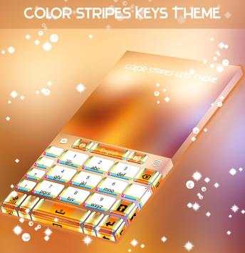Color Stripes Keys Theme screenshot 5