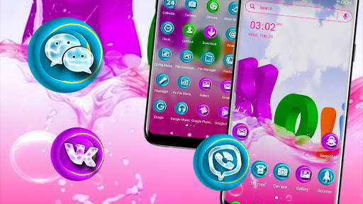 Holi Launcher Theme screenshot 1
