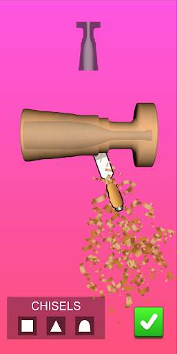Lathe machine simulator - wood turning screenshot 1