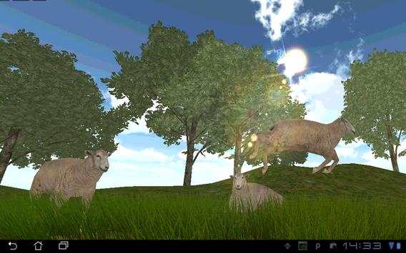 3D Live Wallpaper Cute sheeps screenshot 5