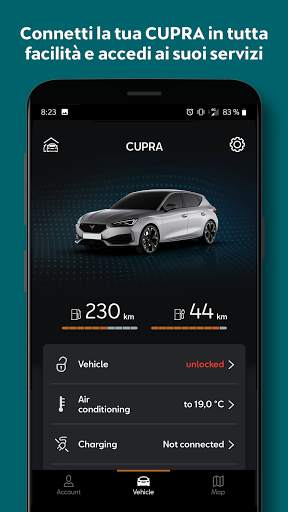 CUPRA CONNECT App screenshot 1