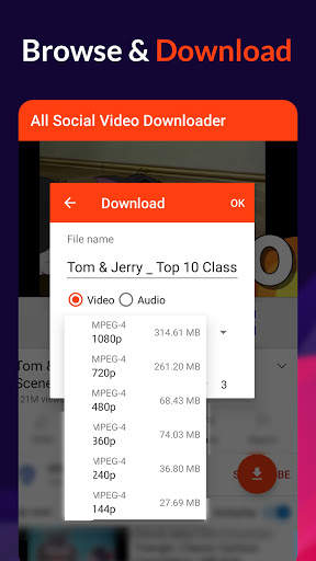 All Video Downloader - Tube Video Download screenshot 1